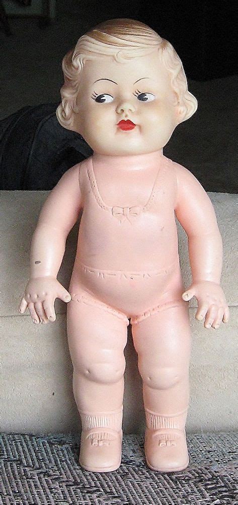 10 Rubber Doll Marked K25 On Neck And A On Back Rubber Doll