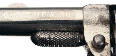Scarce Short Barrel Colt New Line 30 Etched Panel Pocket Revolver