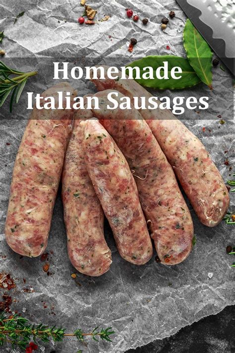 Homemade Italian Sausages Recipe In 2021 Homemade Italian Sausage Sausage Homemade Italian