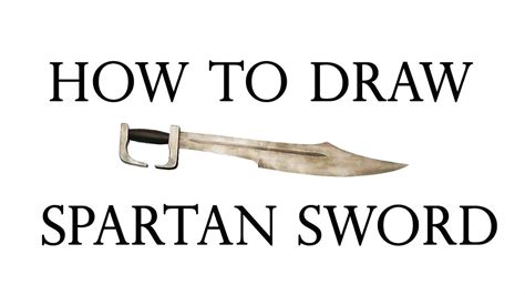 How To Draw A Spartan Warrior Sword 300 This Is Art Youtube