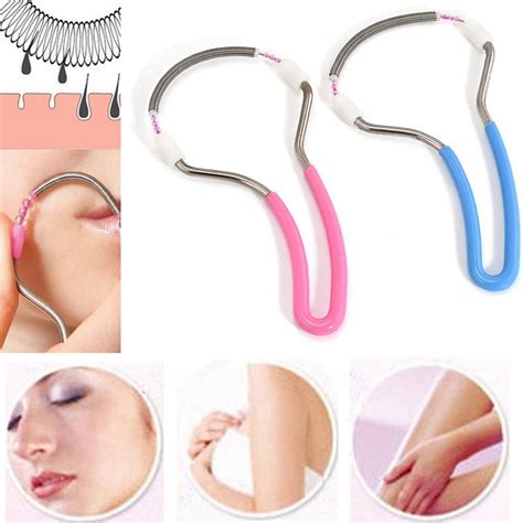 generic women facial hair removal epilator spring stick threading body beauty tool safe amazon