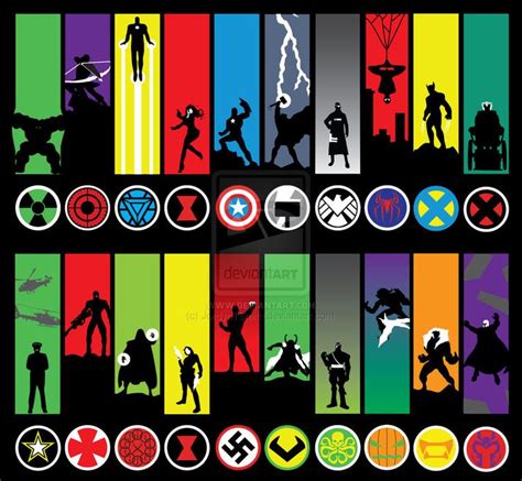 Avengers Logos Marvel Avengers Logo Heroes Icons Shir