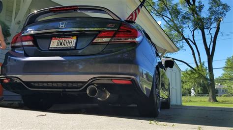 This exhaust from ct engineering (formerly comptech usa) is perfect for civic si owners who want a performance exhaust that looks and sounds like something honda should have put on the si from the factory. Honda Civic Si Full Race Exhaust - YouTube