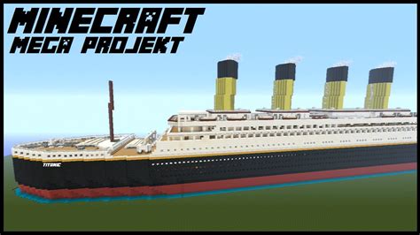 Minecraft How To Make A Working Titanic