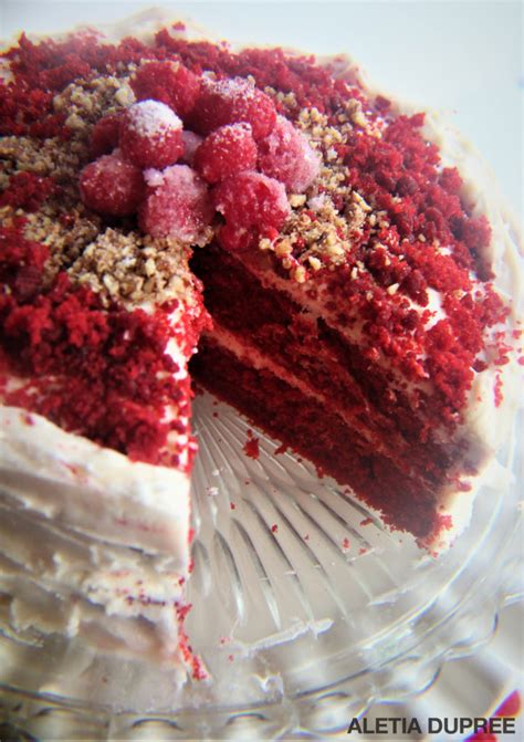 Have you ever had really great red velvet cake? Southern Red Velvet Cake with Cream Cheese Frosting - Aletia DuPree