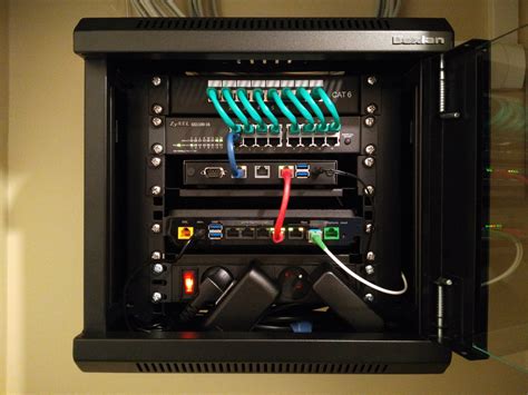 It is ideally suited as the starting point for the network wiring of small networks. My little network cabinet (update) : homelab