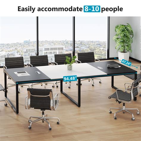 Tribesigns 8ft Rectangle Shaped Conference Table India Ubuy