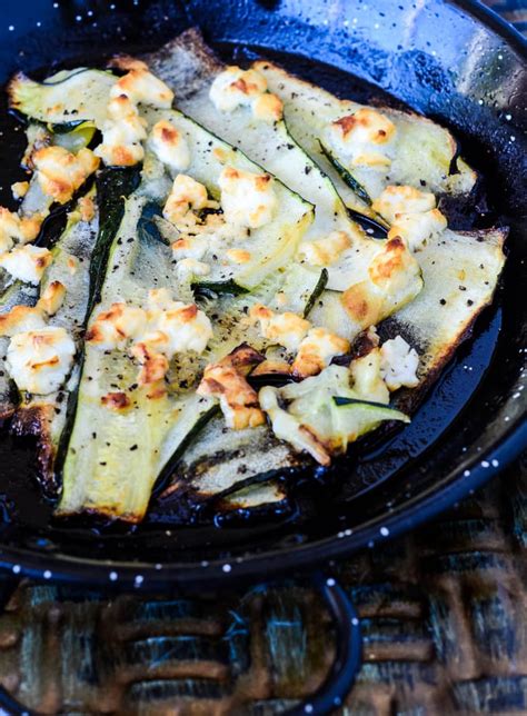 Honey Roasted Courgettes And Feta The Perfect Vegetarian Dish