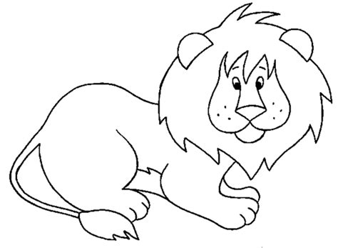 Lion Coloring Pages - Preschool and Kindergarten
