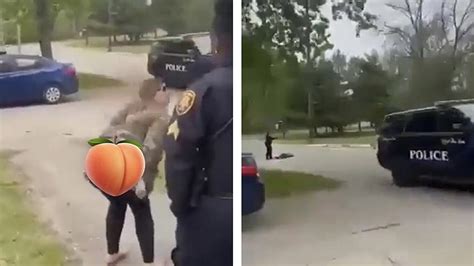 Woman Moons Someone In Front Of Cop Subsequently Gets Tased