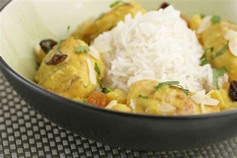 Poulet au curry et lait de coco Grazia