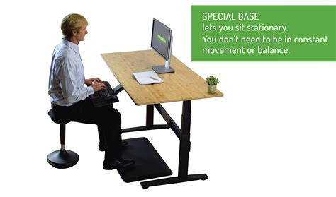 Active sitting stools & balance ball chairs. Wobble Stool Standing Desk Chair for Active Sitting Modern ...
