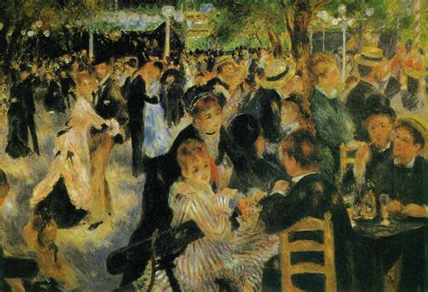 Le Moulin De La Galette By Pierre Auguste Renoir Painting Pierre