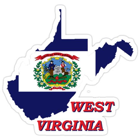 West Virginia State Flag Stickers By Peteroxcliffe Redbubble