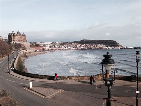 South Bay Scarborough With The Ruins Of The Castle Visible In The
