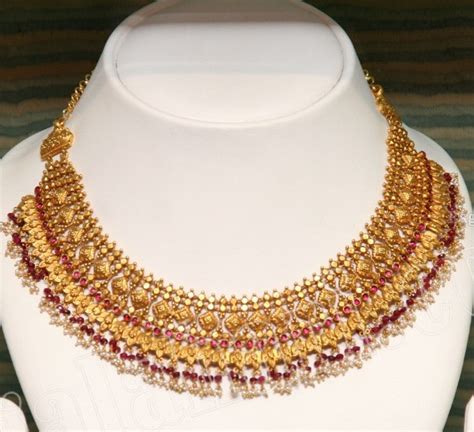 Gold And Diamond Jewellery Designs Grt Necklaces