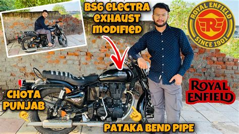 Bullet 350 Bs6 Pataka Sound In Bullet Bullet Silencer Modified Bend
