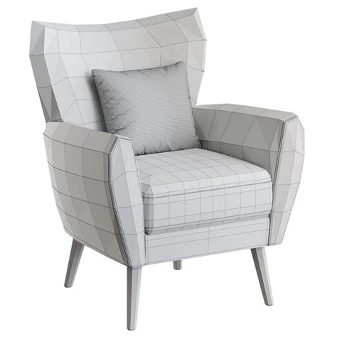 Next Wilson Accent Chair 3d Model For Corona