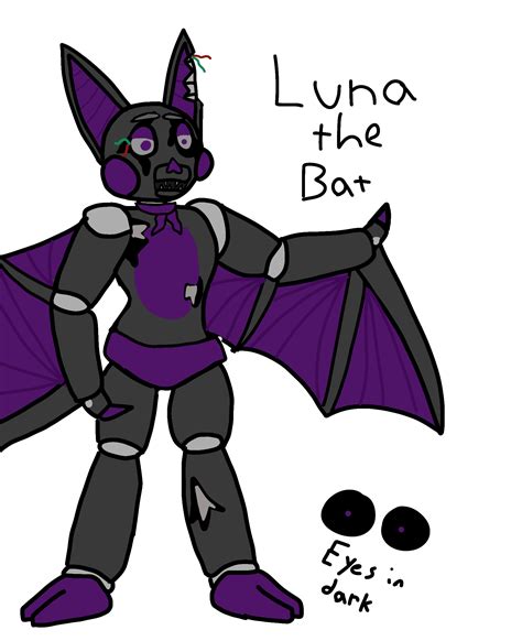 anyone wanna draw my fnaf oc luna the bat r drawforme