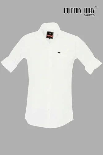 Cotton Men Only White Shirt At Rs 230 In Ahmedabad Id 19716961373