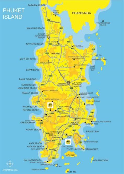 Find out more with this detailed interactive online map of phuket. Map of Phuket - Easy Day Thailand Tours & Travel
