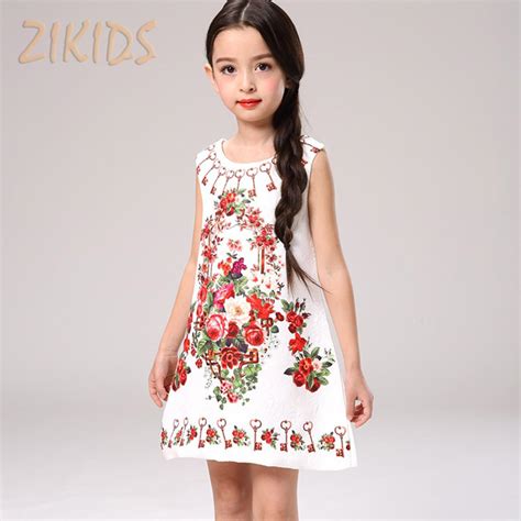 Fashion Flower Girl Dresses Summer Style 2017 Casual Solid Color