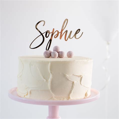 Classic Personalised Acrylic Cake Topper Twenty Seven