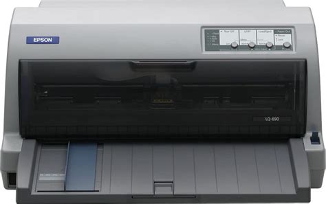 This flexible and compact printer can easily handle cut sheets. EPSON PRINTER LQ-690 - SMT QATAR