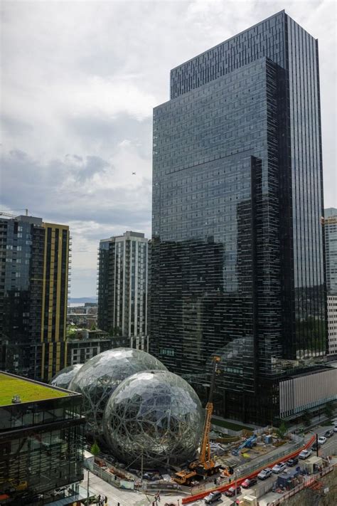 The Spheres At Amazon Headquarters Seattle Washington By Nbbj