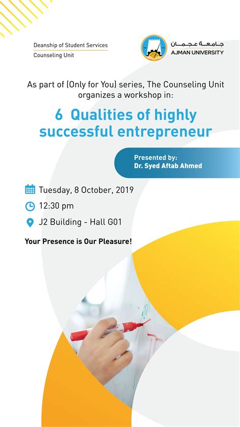 Workshop On Six Qualities Of Highly Successful Entrepreneur