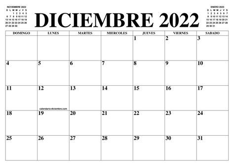 Calendario Diciembre 2022 Para Imprimir Gratis Hot Sex Picture