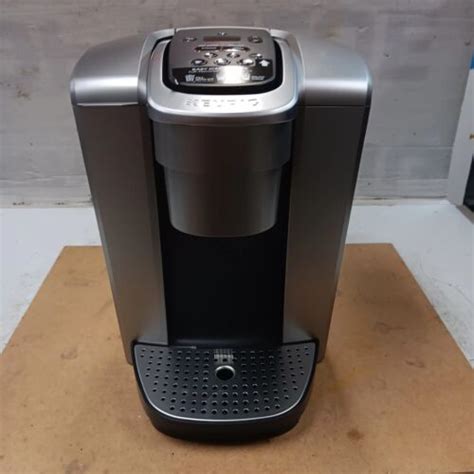 Keurig K Elite K90 Single K Cup Pod Coffee Maker Brushed Slate Ebay