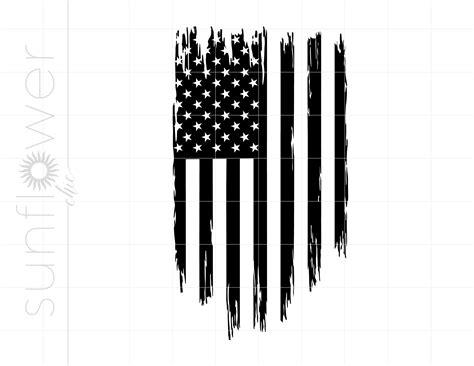 American Flag Svg Distressed Flag Distressed Svg Dist