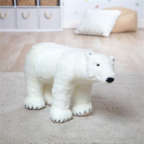 Buy Melissa And Doug Giant Polar Bear Lifelike Stuffed Animal Nearly 3