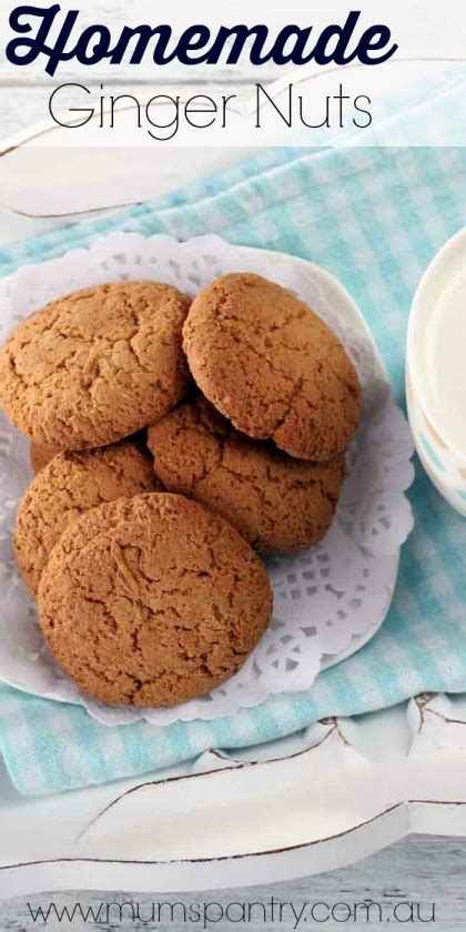 Ginger Nut Biscuits Mums Pantry