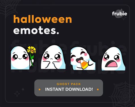Ghost Halloween Twitch Emotes