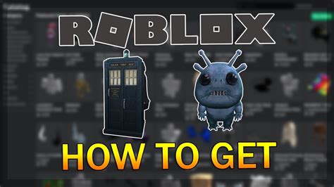 Free How To Get 2 New Doctor Who Items In Roblox Youtube