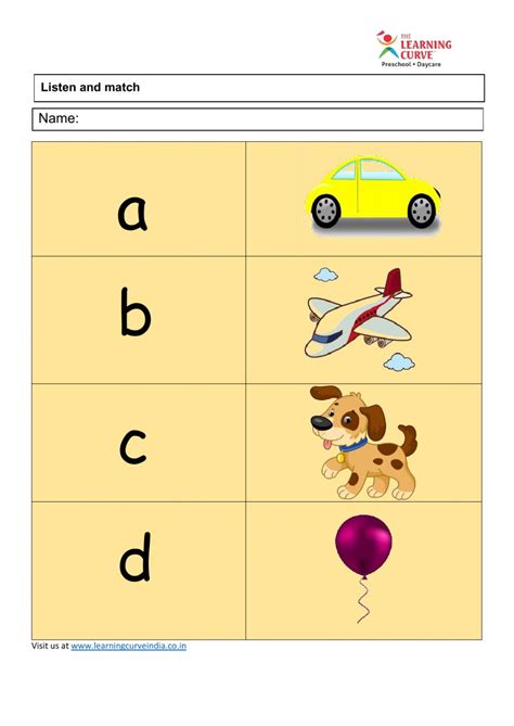 Nursery Worksheets English Language Worksheets