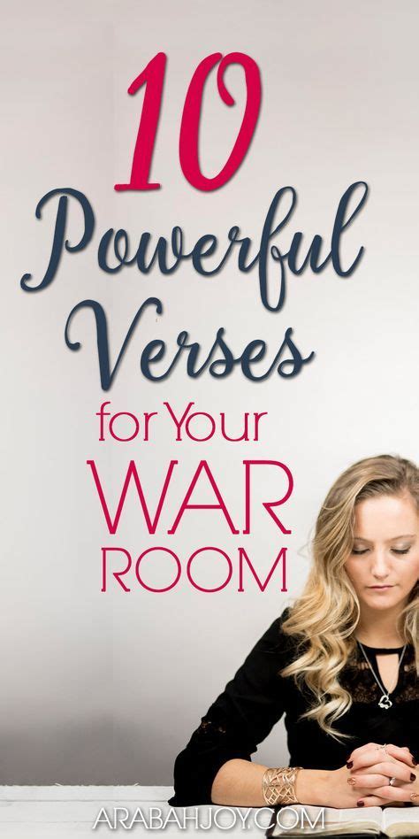 10 War Room Scriptures For Your War Room Prayer Strategy Prayer