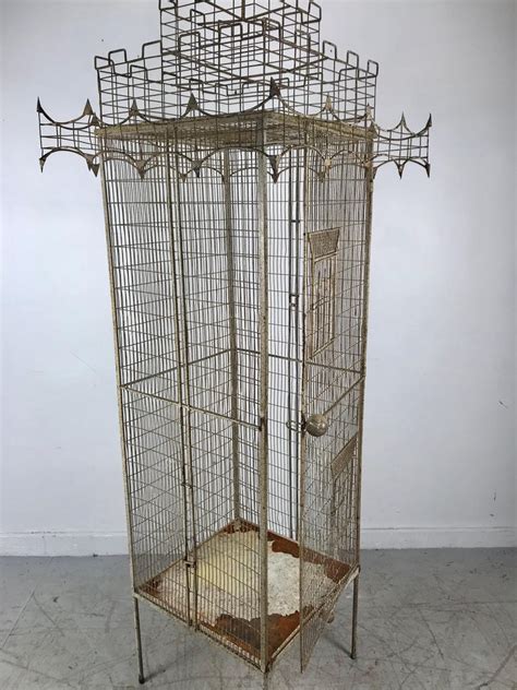 Shop with confidence on ebay! Large Mid-Century Modern Architectural Bird Cage Sculpture ...