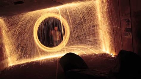 Wire Wool Fire Poi Photography For The Craic Youtube