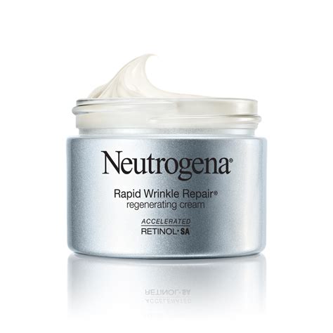 neutrogena rapid wrinkle repair retinol anti wrinkle regenerating face cream anti aging skin