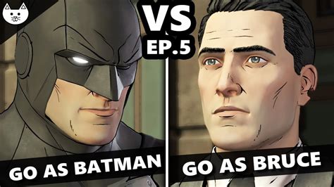 Telltale Batman Episode 5 Go As Batman Ending Vs Go As Bruce Ending