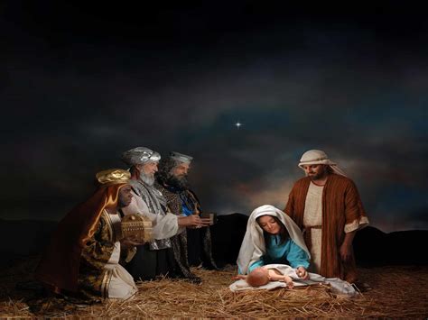 The Nativity Scene Wallpaper