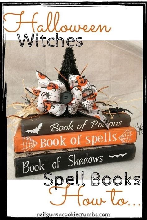 Hand Crafted Stack Of Witches Spell Books This Simple And Fun