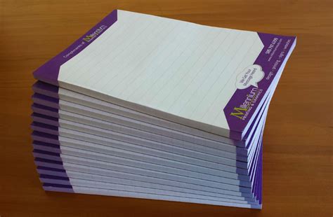 Notepad Printing Uk Bulk Custom Notepads Beeprinting