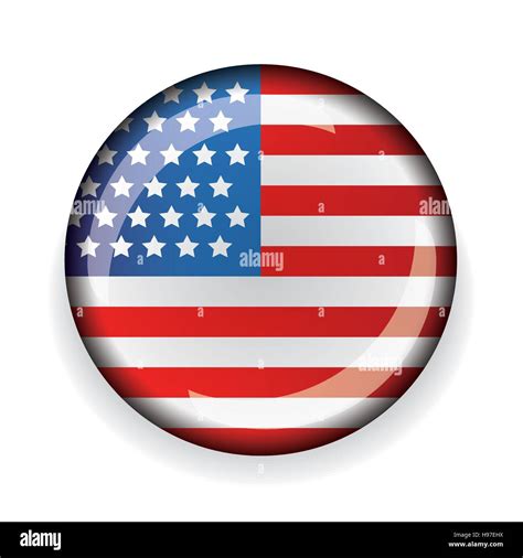 Usa Flag Badge Vector Stock Vector Image And Art Alamy