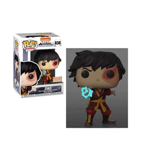 Funko Pop Avatar The Last Airbender 838 Zuko Gitd Exclusive Boxlunch