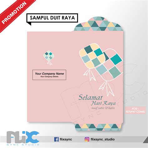 Custom made money packet are subject to design fee. Diy Sampul Duit Raya - Berbagai Bekalan Rumah