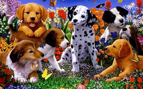 Dog Wallpaper Puppy Collage Petswall